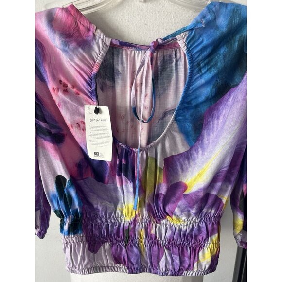 Desigual by Lacroix Christian Lacroix Crop Top Open Back New w Tags Size Medium - Picture 6 of 7